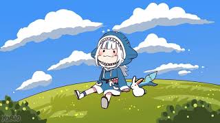 Gura chilling... but Gura chilling... but