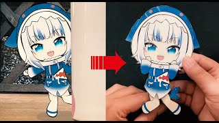 動手做隻小鯊鯊 製作紙人偶流程 Paper puppets 動手做隻小鯊鯊 製作紙人偶流程 Paper puppets