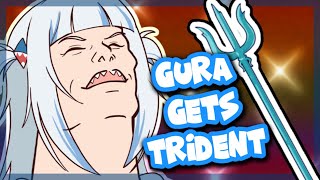 Gura finally gets her trident! Gura finally gets her trident!