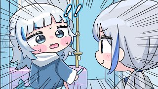 隠れてお風呂でメイクしてるところをママに見られ笑われてしまうぐらちゃん 隠れてお風呂でメイクしてるところをママに見られ笑われてしまうぐらちゃん
