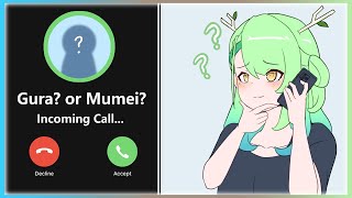Gura and Mumei's prank call Gura and Mumei's prank call