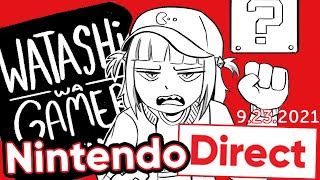 Let's watch NINTENDO DIRECT 9.23.2021