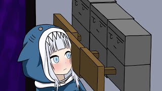 Gura Stuck "Let me Oooouuuuut!" I Gura Stuck "Let me Oooouuuuut!" I