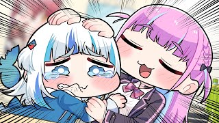 がうる・ぐら、人見知りで緊張するも湊あくあに救われる がうる・ぐら、人見知りで緊張するも湊あくあに救われる