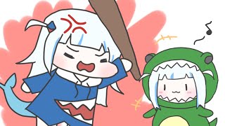 Shark vs Dino Gura Shark vs Dino Gura
