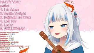 The Lazy Song ♪ / Gawr Gura sings with her ukulele. (Bruno Mars)