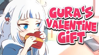 Gura gives you a valentinte day gift! Gura gives you a valentinte day gift!